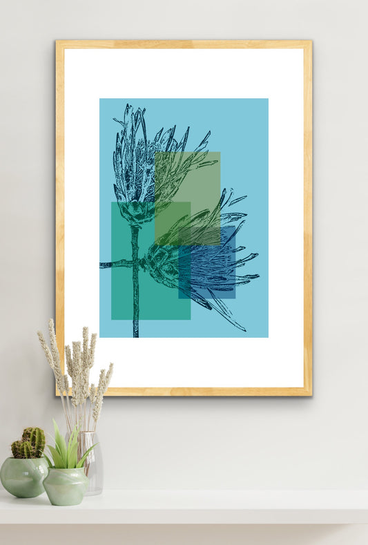 Blue Haze Art Print