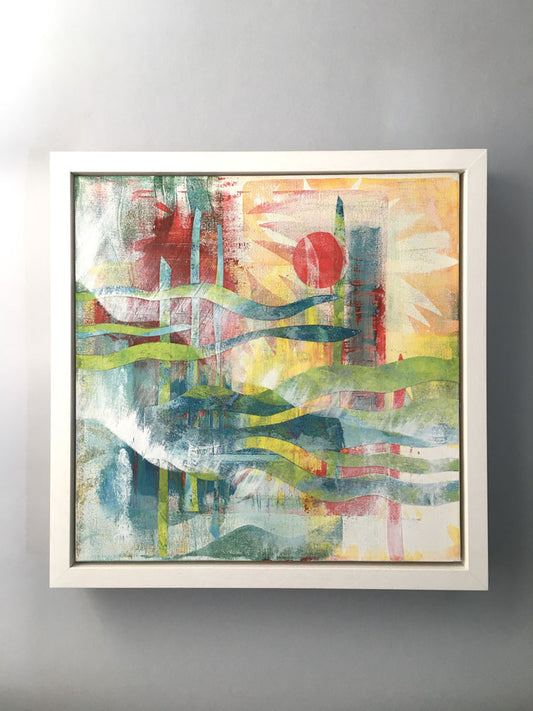 Canvas collage 'Feel the sun on your face'
